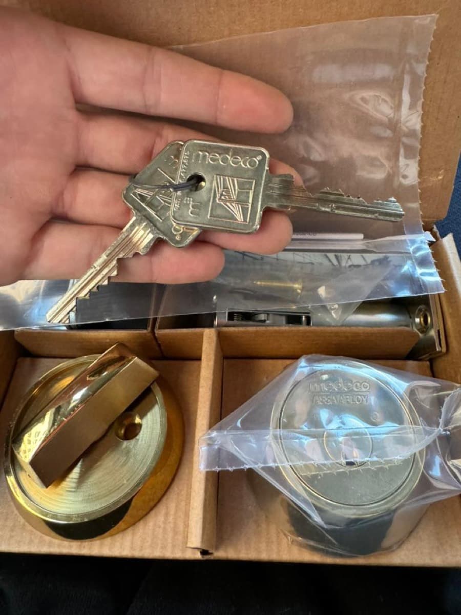 Restricted-key cylinders and keys unpacked at a job
